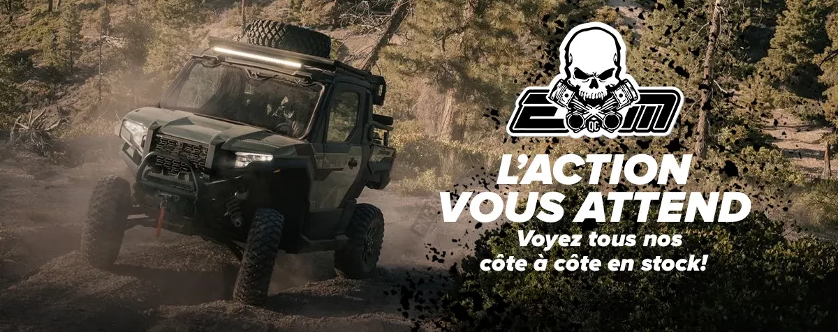 L’action vous attend, Voyez tous nos côte à côte en stock!